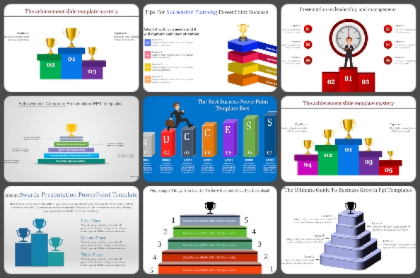 Winner Podium Powerpoint Templates